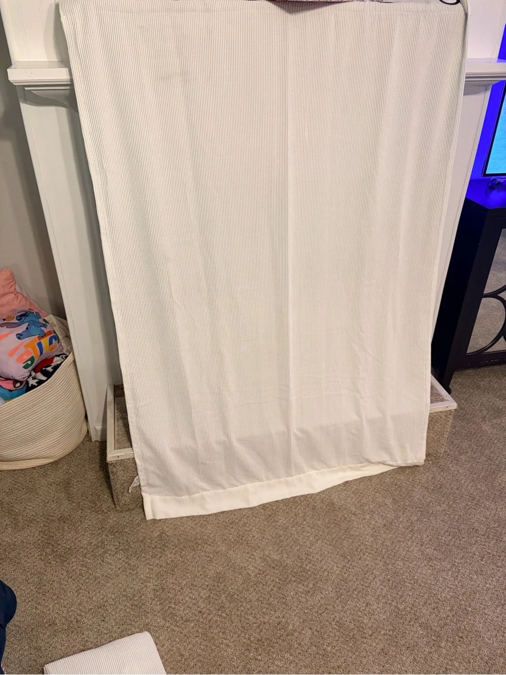 UGG White Grommet Top Curtain Panel